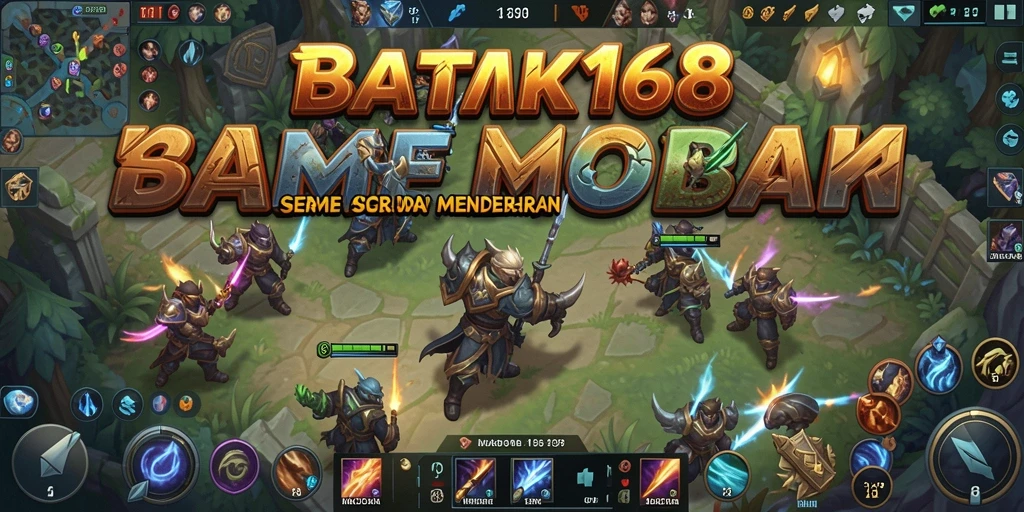 Tampilan gameplay seru di BATIK168 dengan pertarungan intens.