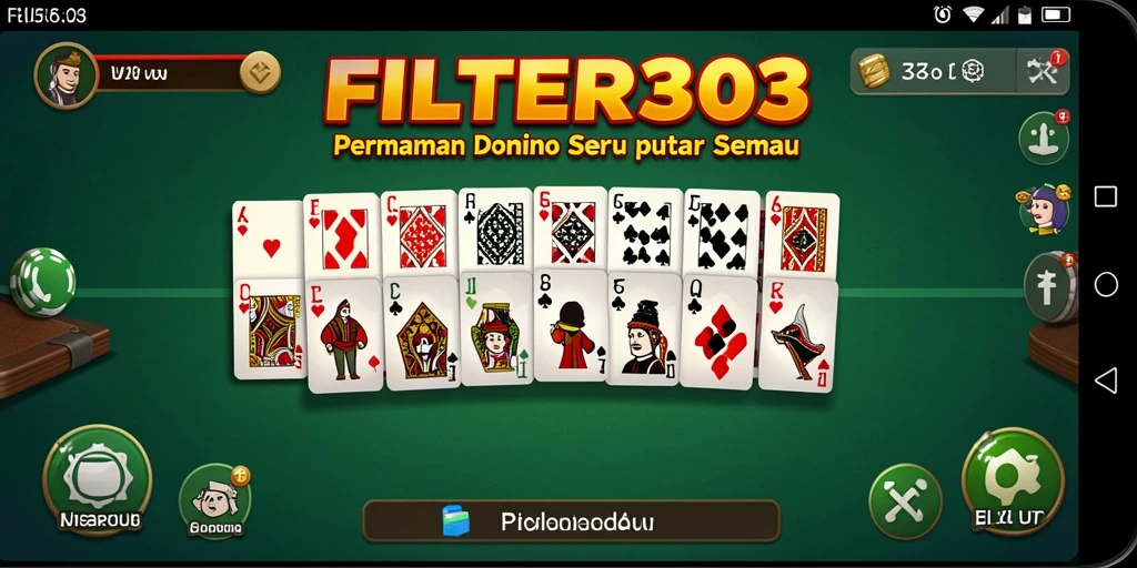 Gameplay seru FILTER303 dengan Domino yang menantang.