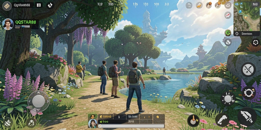 Tangkapan layar dari gameplay QQSTAR88 yang menampilkan suasana permainan Simulation.