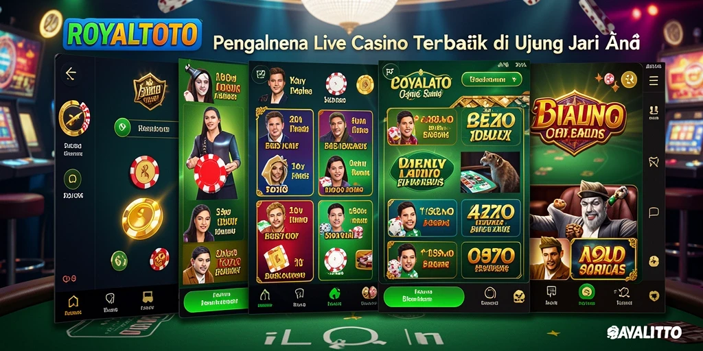 Gameplay Live Casino yang menegangkan dan interaktif di ROYALTOTO.