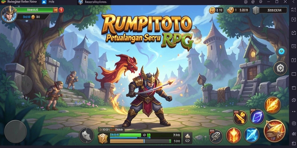 Tampilan gameplay RUMPITOTO yang menegangkan dan penuh aksi.