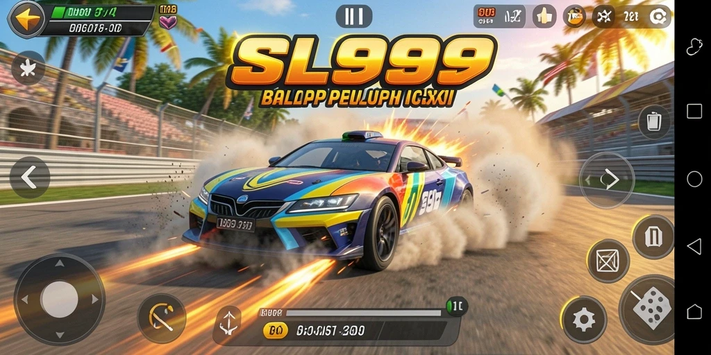 Gameplay balap cepat dan penuh aksi di SL999.