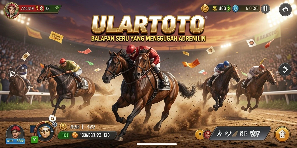 Gameplay balap mendebarkan dalam ULARTOTO dengan grafis yang menawan.