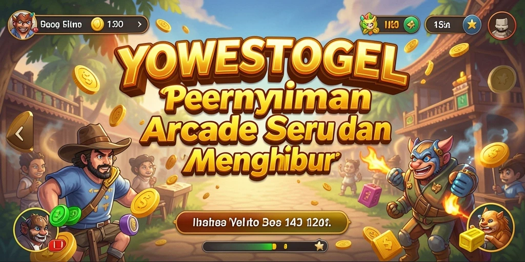 Tampilan seru dari gameplay arcade YOWESTOGEL dengan tantangan yang menakjubkan.